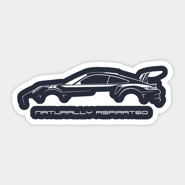 Naturally Aspirated Sticker by Garage Buds